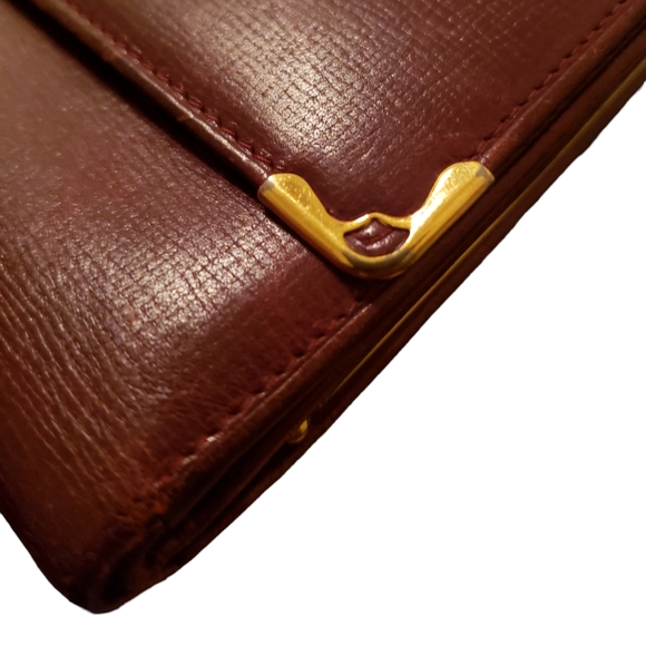 Cartier Bordeaux Kisslock wallet - Picture 5 of 13